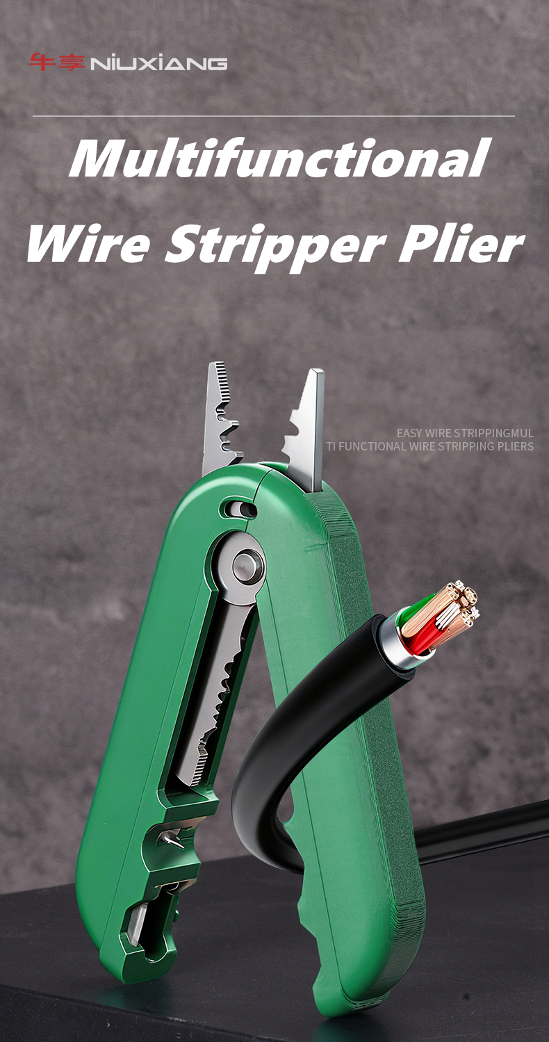 Multi Tool Plier - Multi-function Wire Stripper Electricians Cable Cutting