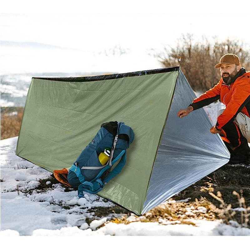 Emergency Mylar Tent - 1PC Outdoor Emergency Tent Portable First