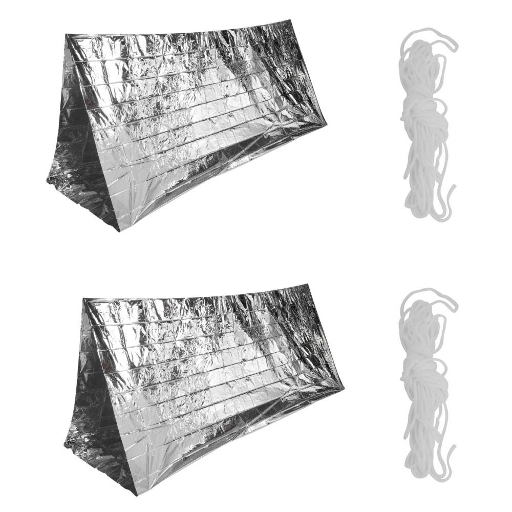 2 Pcs Durable Reflective Emerg - Survival Blanket Reflective recensie en prijs