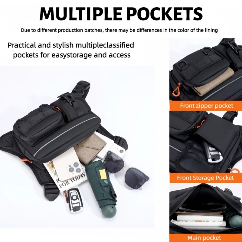 Men's Tactical Chest Bag, Runn - Fishing Kit Compact recensie en prijs