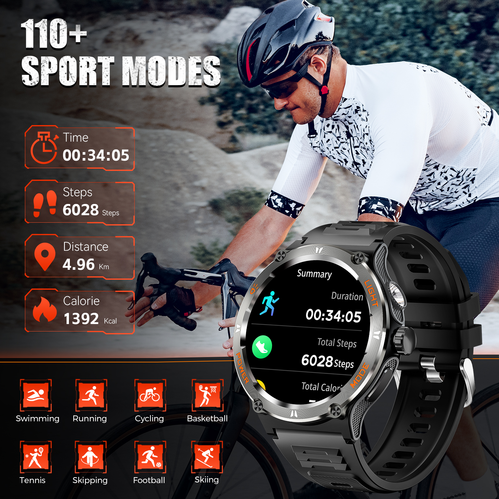 EIGIIS Smart Watch 3ATM Waterp - Compass Lensatic recensie en prijs