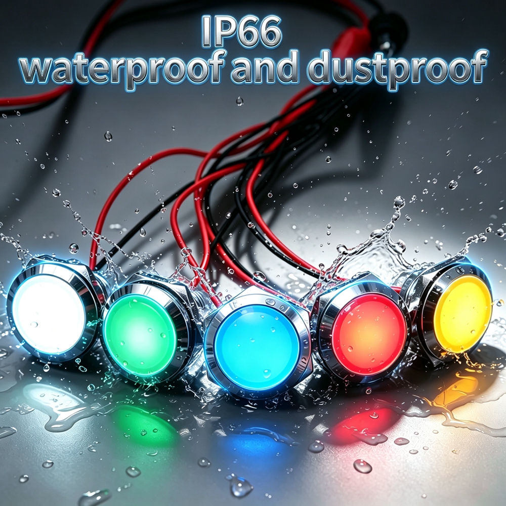 12mm 16mm 19mm 22mm Metal LED  - Signal Panel Orange recensie en prijs