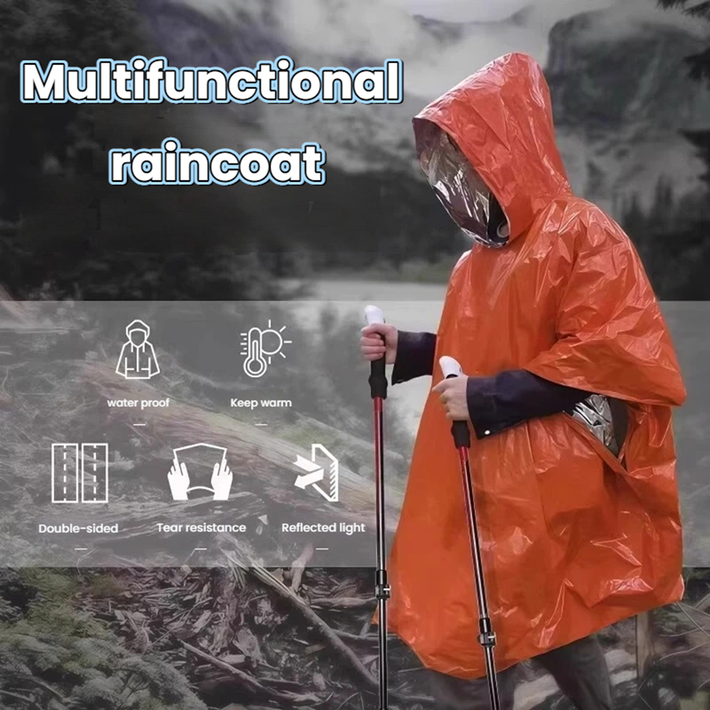 Portable Outdoor Emergency Rai - Emergency Poncho Rain recensie en prijs