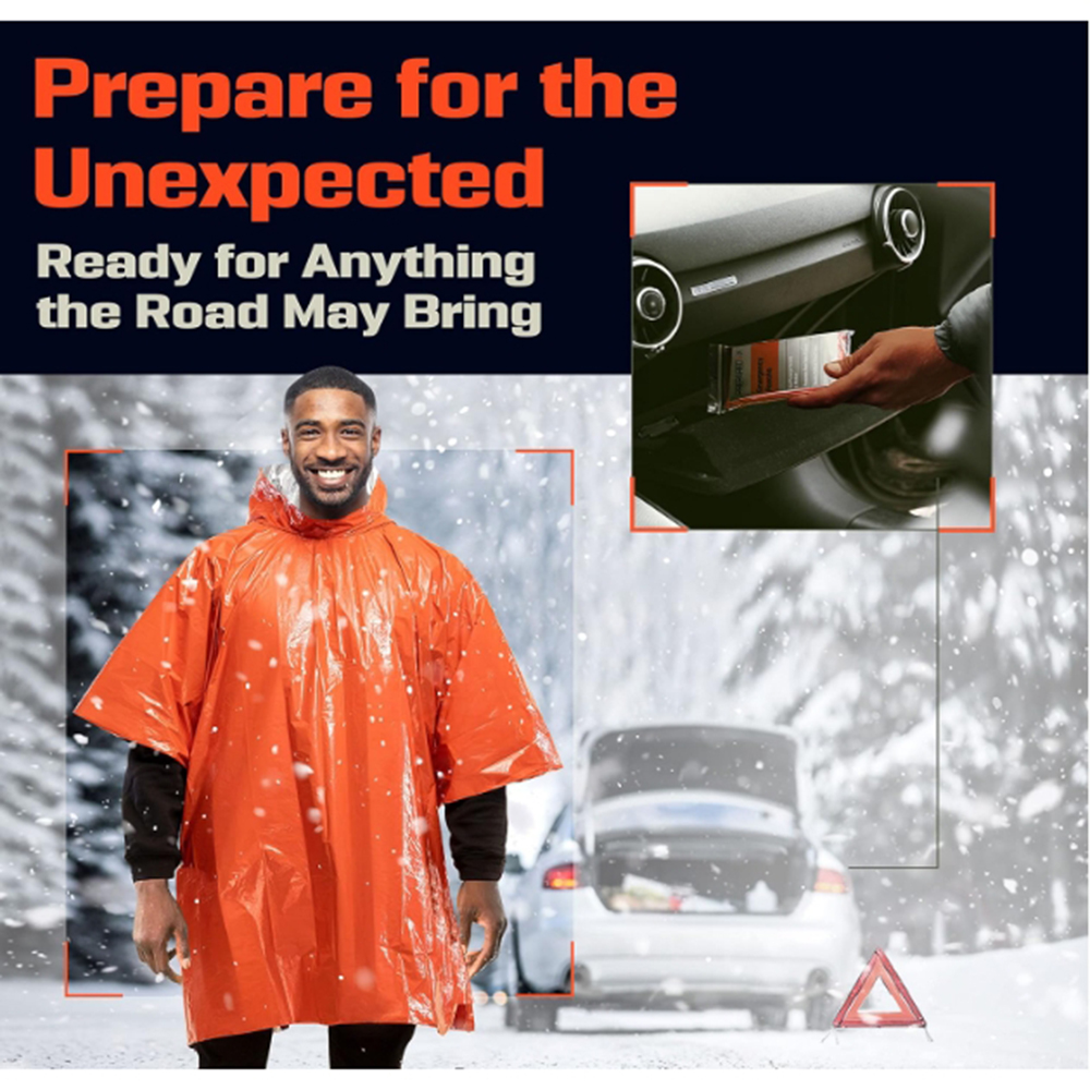 Portable Outdoor Emergency Rai - Emergency Poncho Rain recensie en prijs