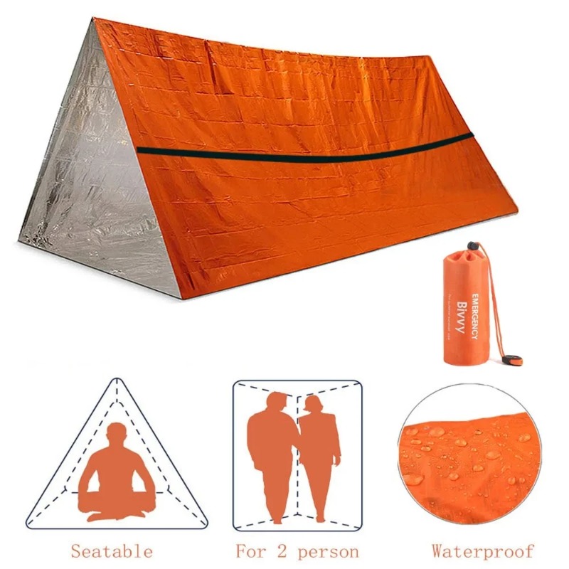 2 Person Emergency Shelter Biv - Emergency Mylar Tent recensie en prijs