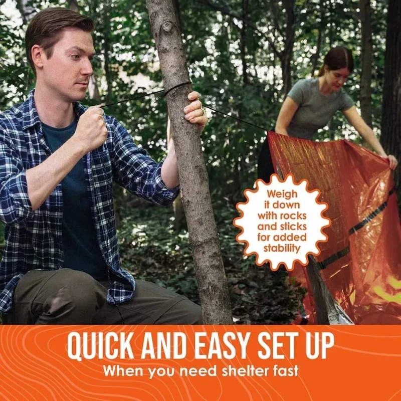 2 Person Emergency Shelter Biv - Emergency Mylar Tent recensie en prijs