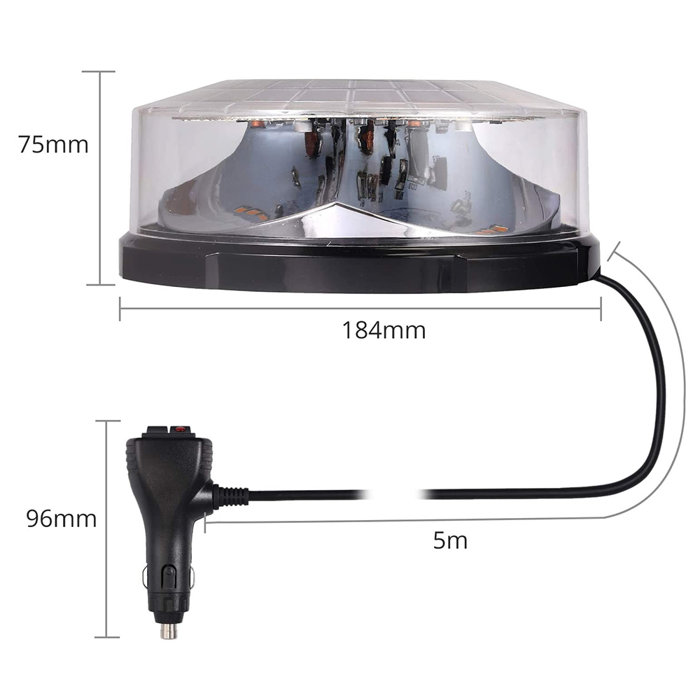 Yellow 24 LED Car Roof Ceiling - Sos Light Strobe recensie en prijs