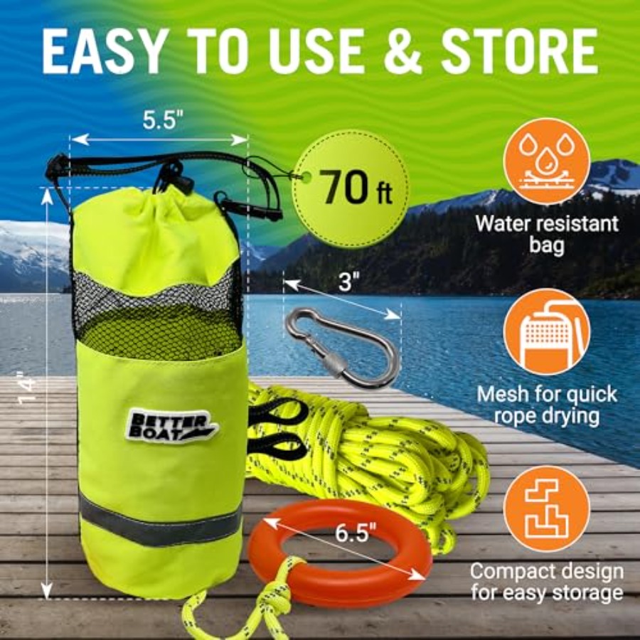 Water Throw Bag for Rescue Rop - Rescue Rope Throw recensie en prijs