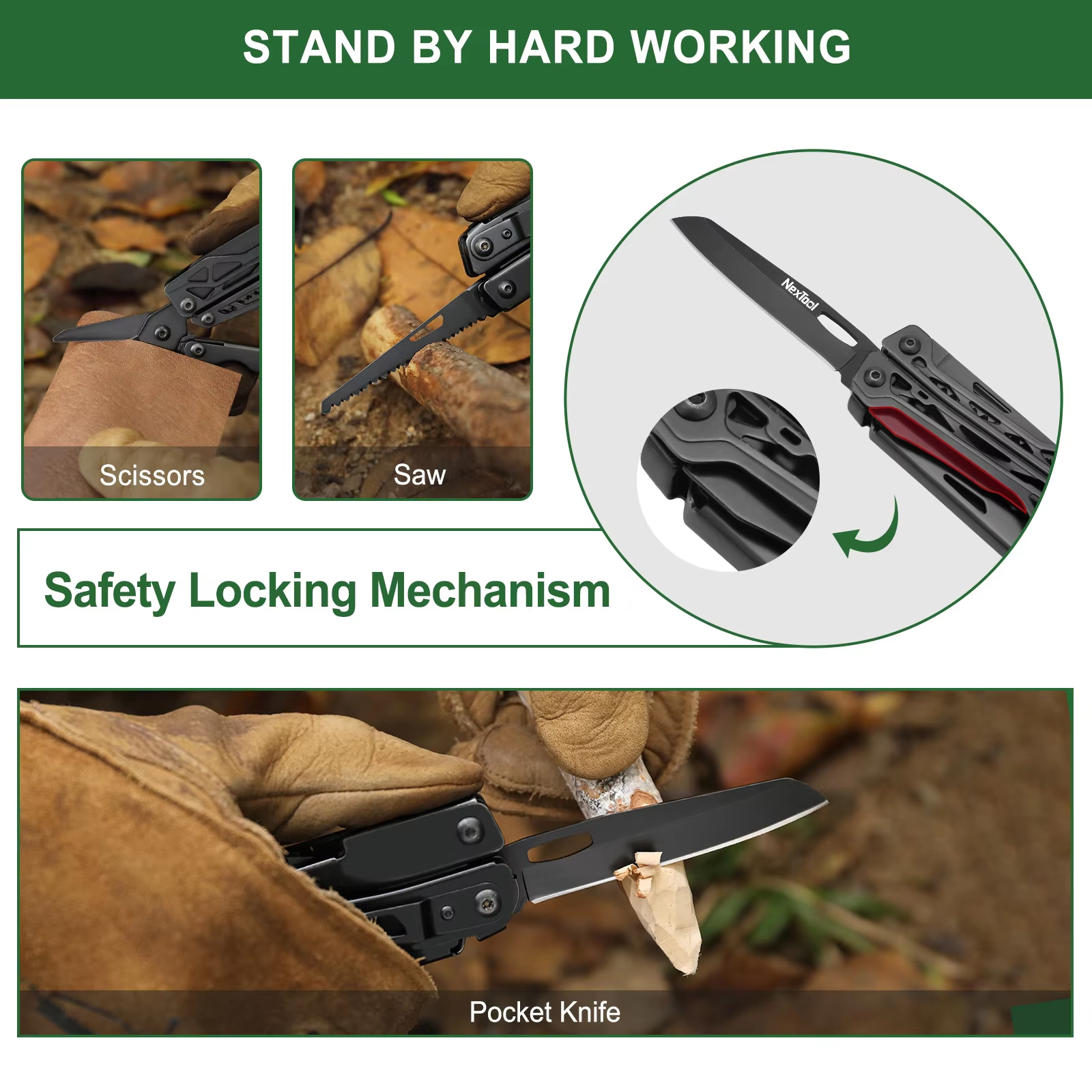Nextool Black Knight 11 in 1 F - Multi Tool Plier recensie en prijs