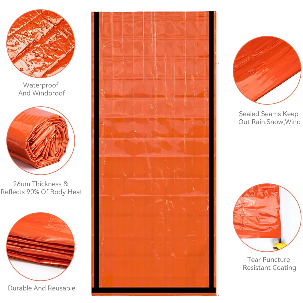 Emergency Sleeping Bag Surviva - Emergency Mylar Tent recensie en prijs