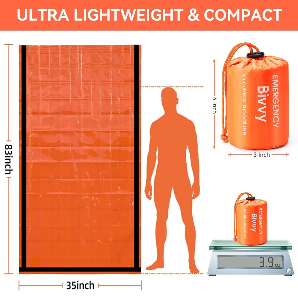 Emergency Sleeping Bag Surviva - Emergency Mylar Tent recensie en prijs