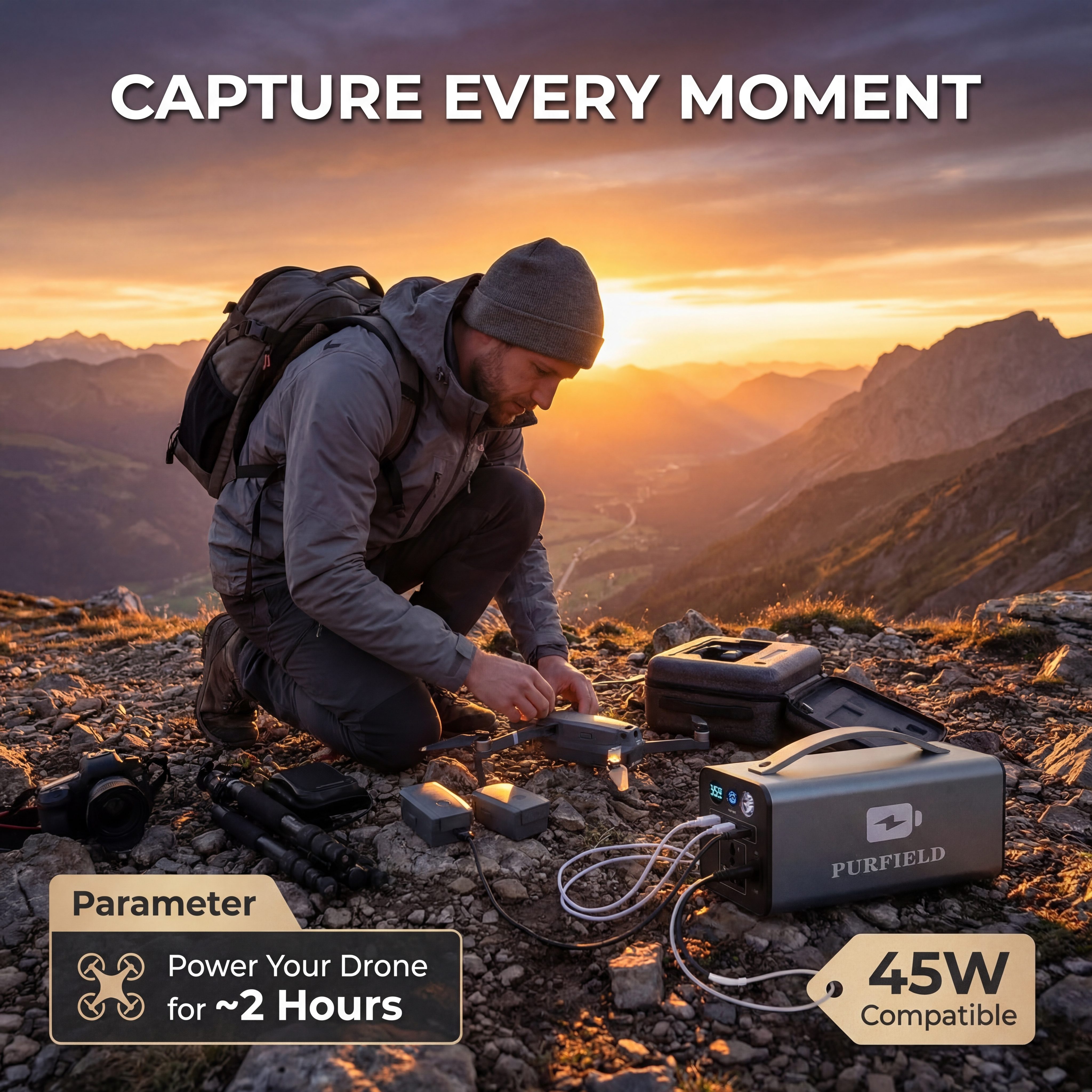 180W Outdoor Power Station 320 - Solar Emergency Charger recensie en prijs