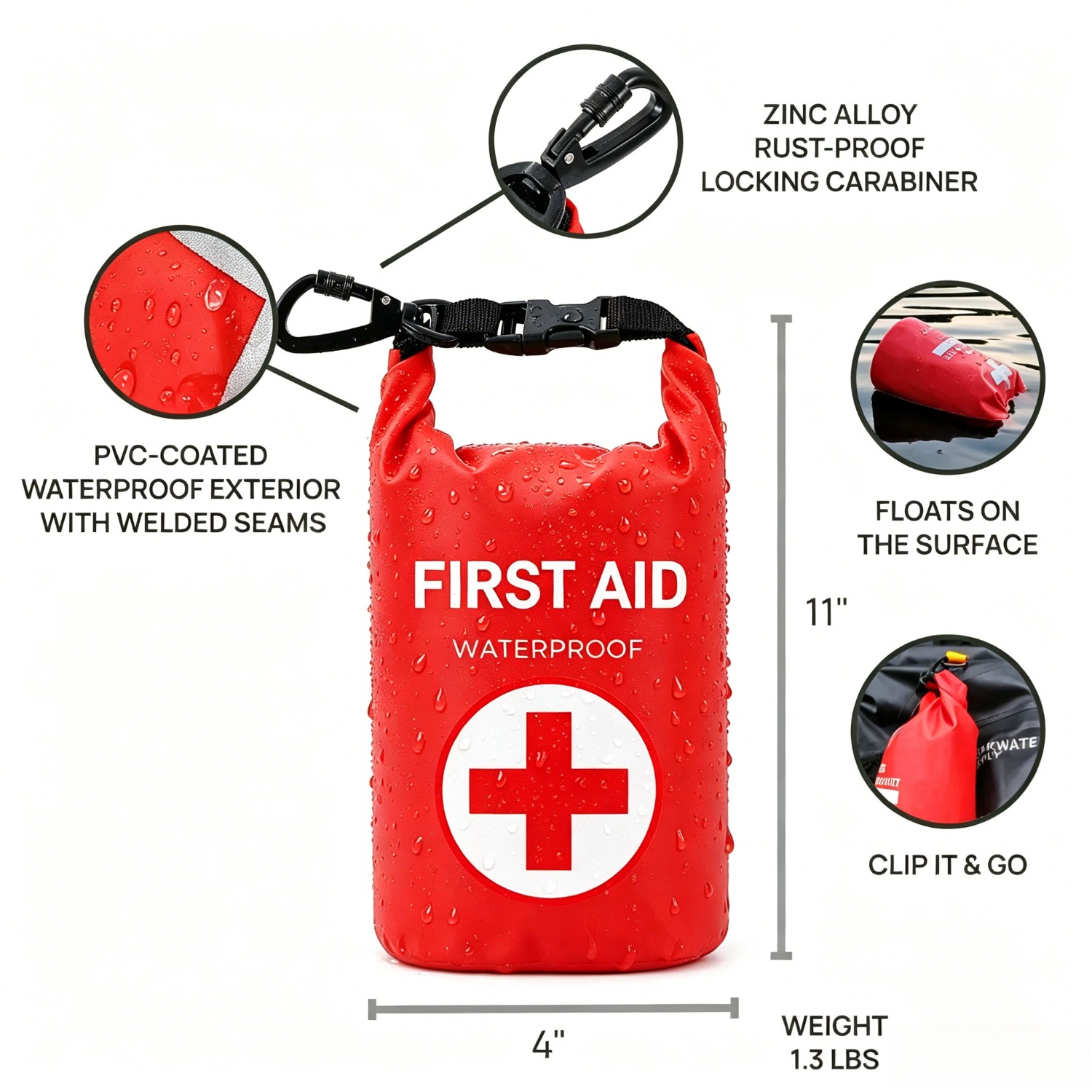 2L Waterproof First Aid Bag Ro - Bivy Bag Emergency recensie en prijs
