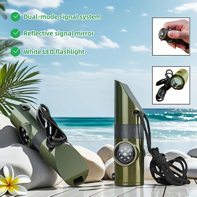 3-in-1 Emergency Whistles with - Emergency Whistle Loud recensie en prijs