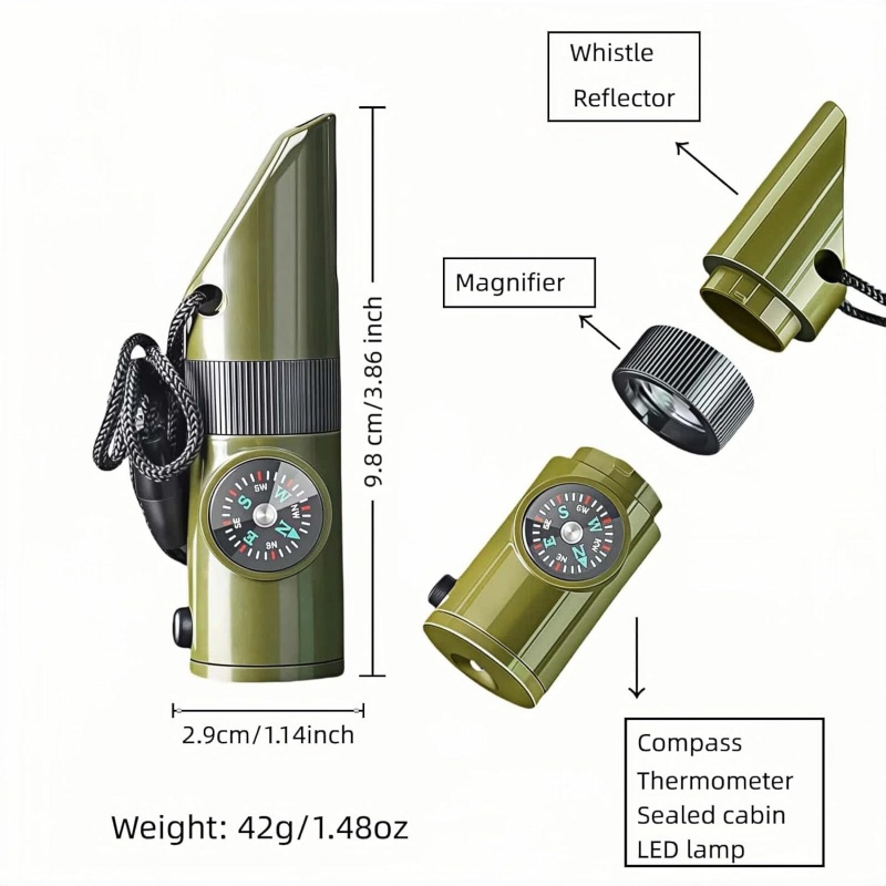 3-in-1 Emergency Whistles with - Emergency Whistle Loud recensie en prijs
