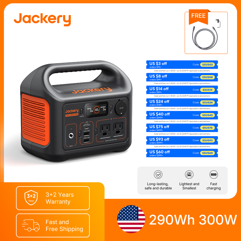 Jackery Portable Power Station - Solar Emergency Charger recensie en prijs