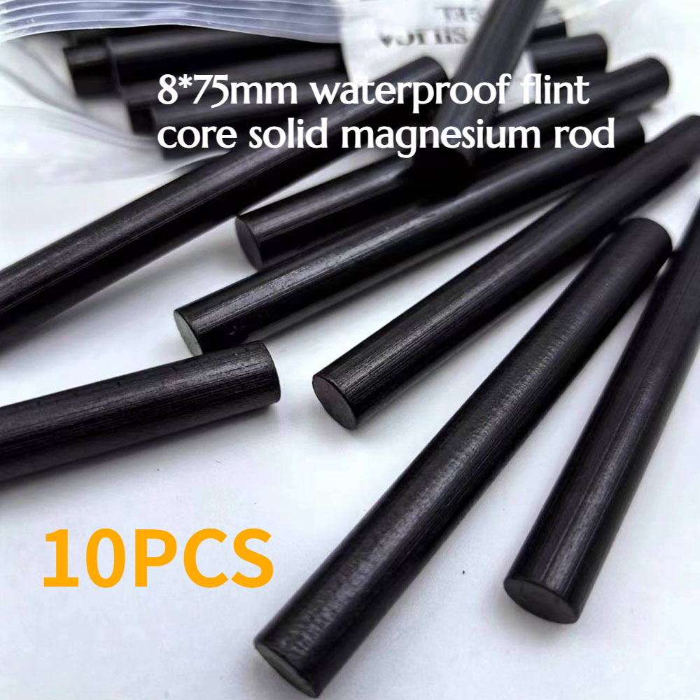 10PCS 8*75mm Waterproof Flint  - Magnesium Fire Starter recensie en prijs
