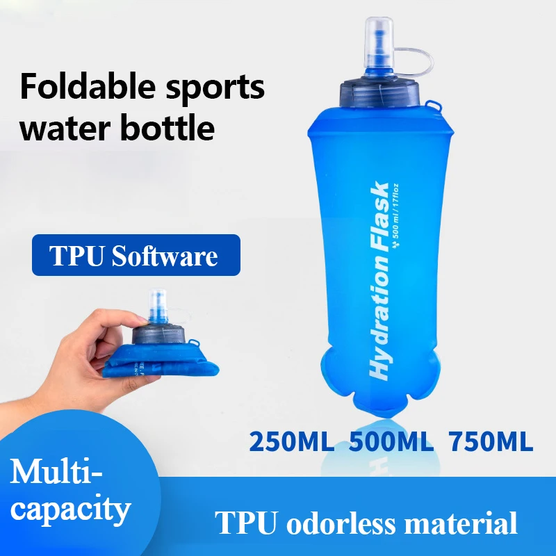 250ml 500ml 750ml Portable Fol - Water Bag Collapsible recensie en prijs
