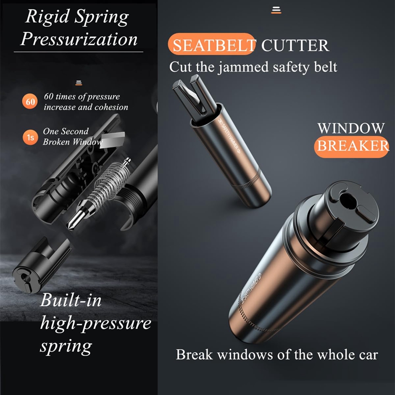 2 In 1 Car Safety Hammer Emerg - Rescue Rope Throw recensie en prijs