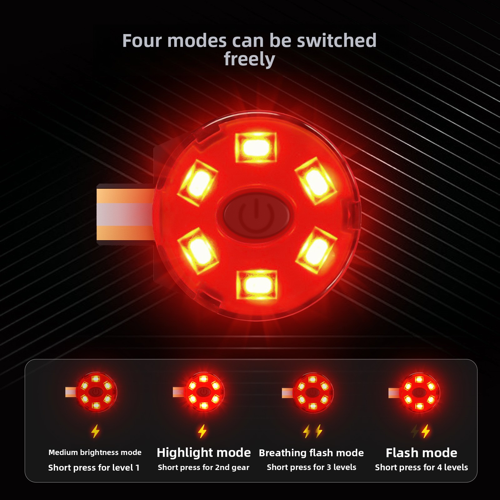 USB Rechargeable LED Helmet Ta - Sos Light Strobe recensie en prijs