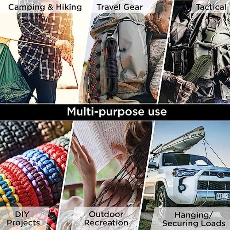 Paracord Rope 750 lb 1000ft/ 2 - Para Cord 1000Ft recensie en prijs