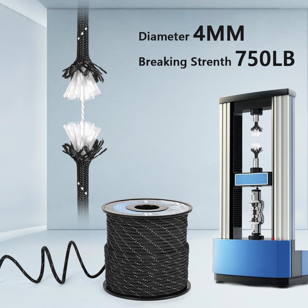 4mm Reflective Paracord Rope,  - Para Cord 1000Ft recensie en prijs