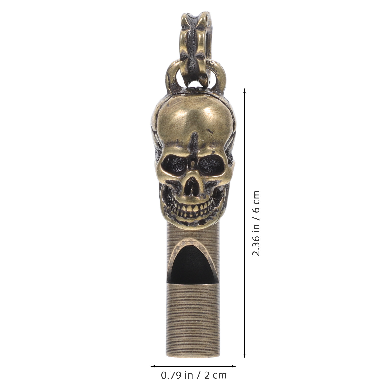Creative Skull Head Copper Whi - Emergency Whistle Loud recensie en prijs
