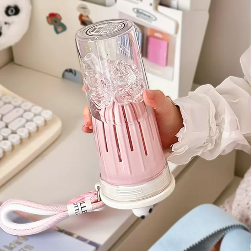 650ml Kawaii Water Bottle With - Water Purification Straw recensie en prijs