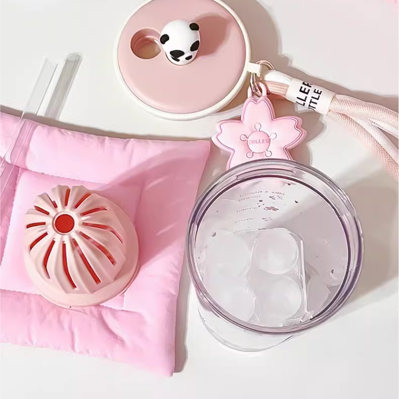 650ml Kawaii Water Bottle With - Water Purification Straw recensie en prijs