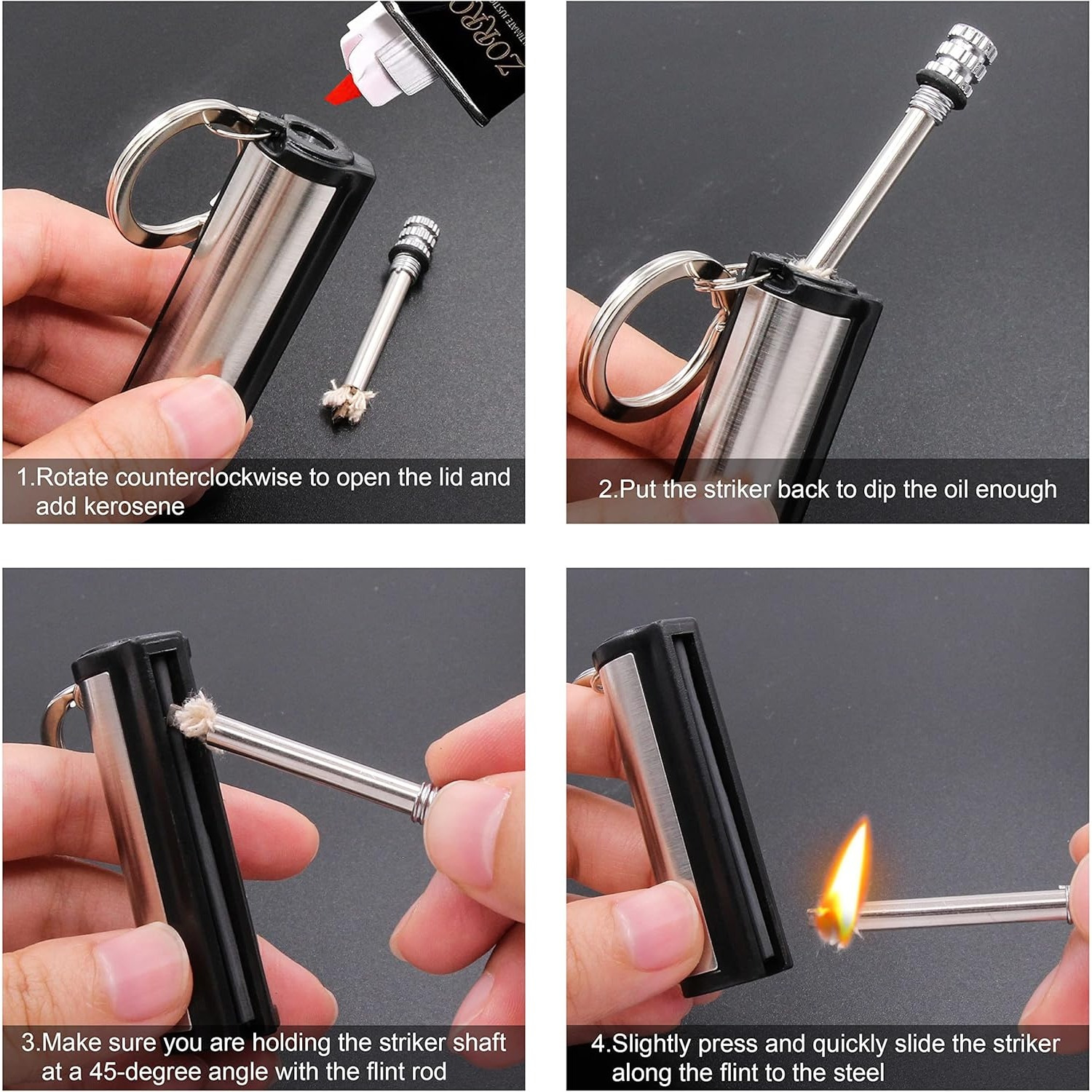1-5-pack Magnesium flint set,  - Magnesium Fire Starter recensie en prijs