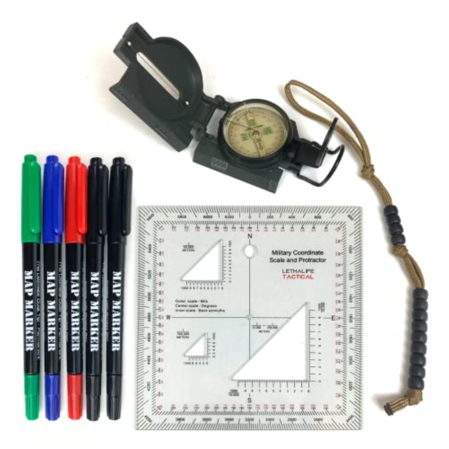Land Nav Kit with Lensatic Com - Compass Lensatic recensie en prijs