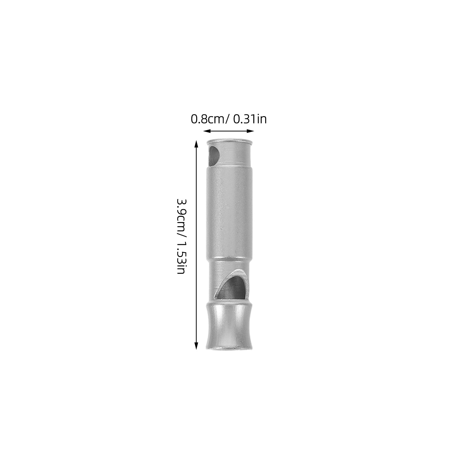 2Pcs Mini Stainless Steel Surv - Emergency Whistle Loud recensie en prijs