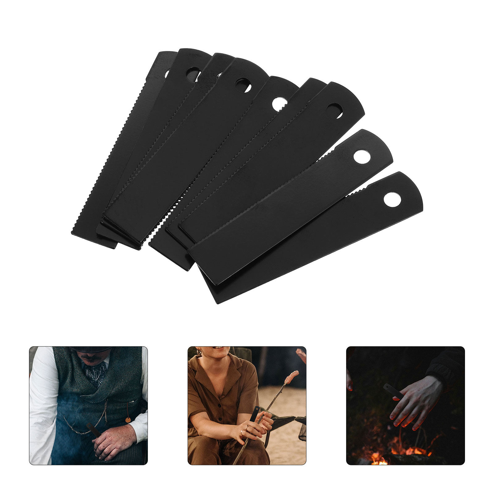 10Pcs Serrated Flint Fire Scra - Fire Starting Kit recensie en prijs