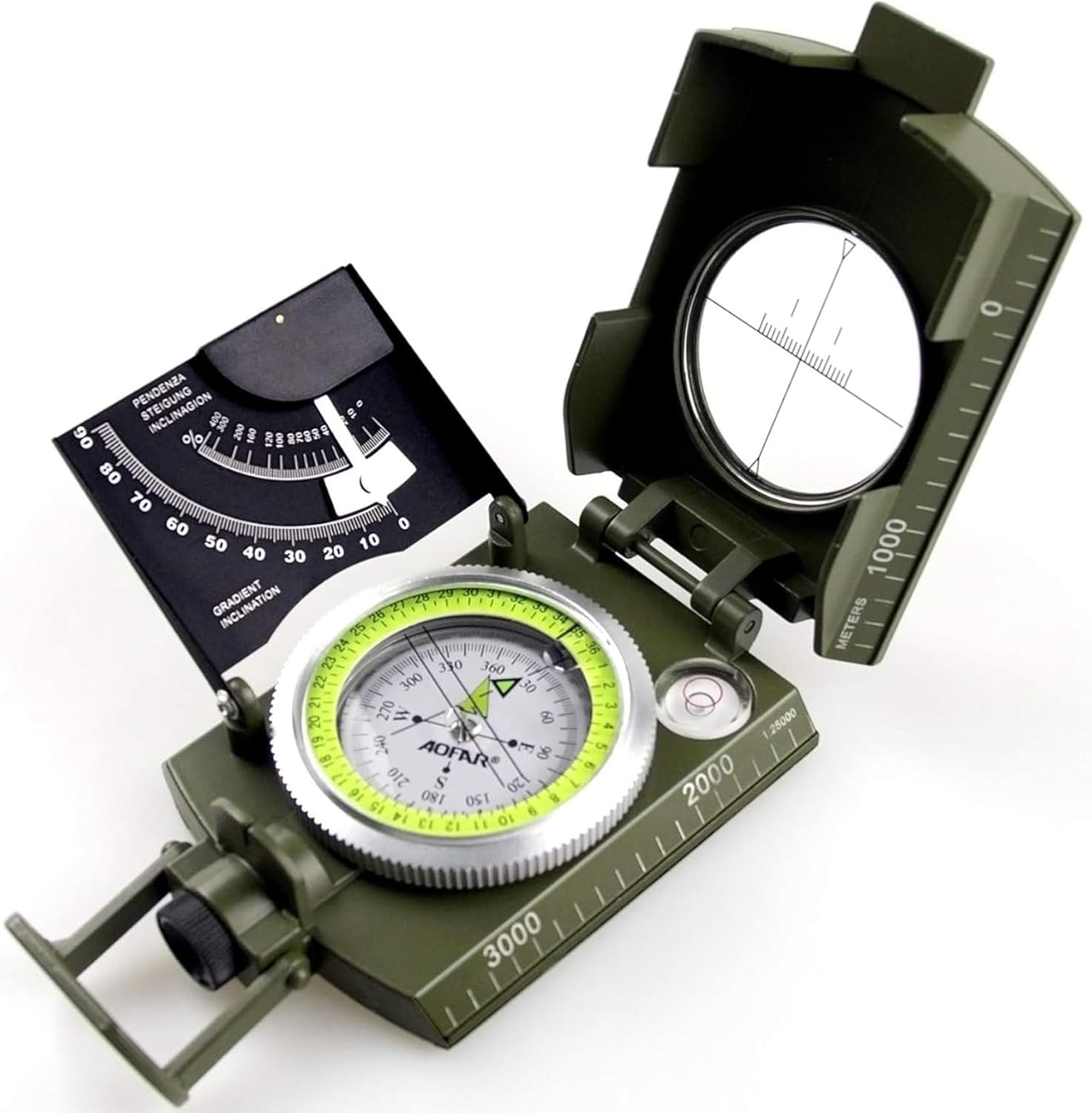 Military Compass for Hiking, L - Compass Lensatic recensie en prijs
