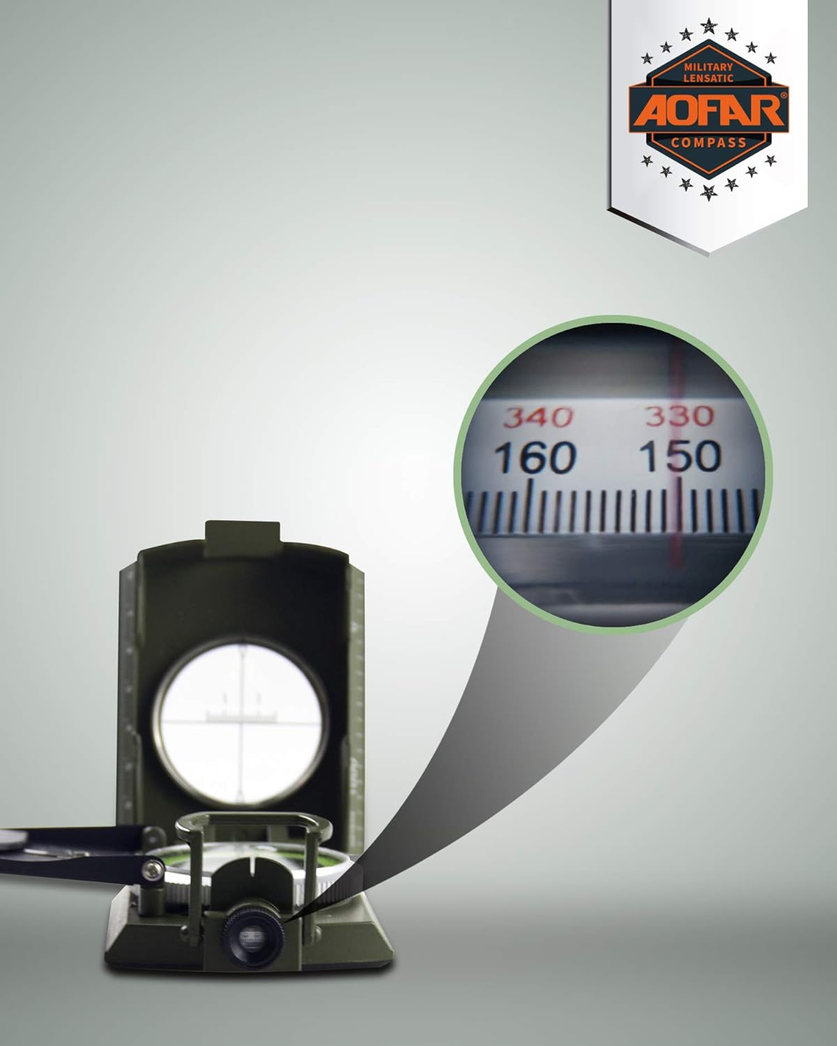 Military Compass for Hiking, L - Compass Lensatic recensie en prijs