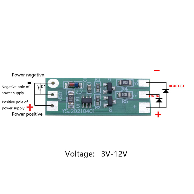 3-12V Flashing LED Light Modul - Sos Light Strobe recensie en prijs