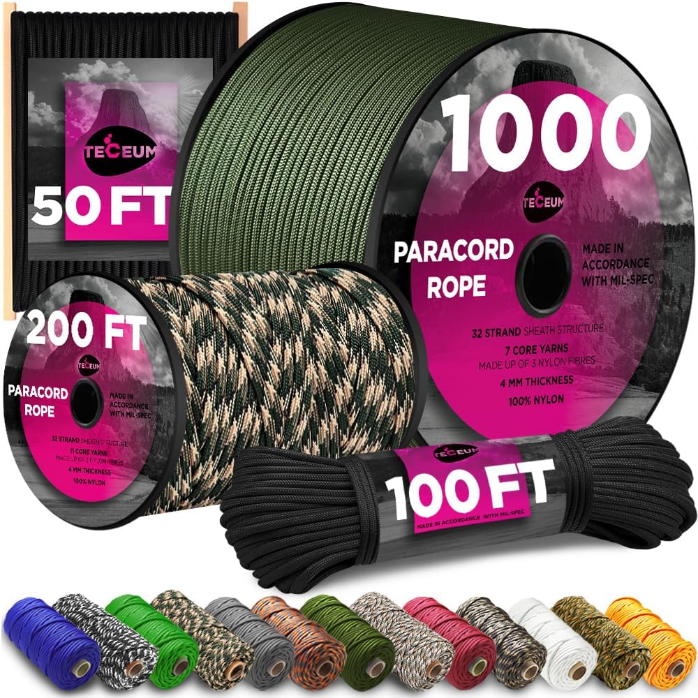 750 lb Paracord Rope 1000ft/20 - Para Cord 1000Ft recensie en prijs