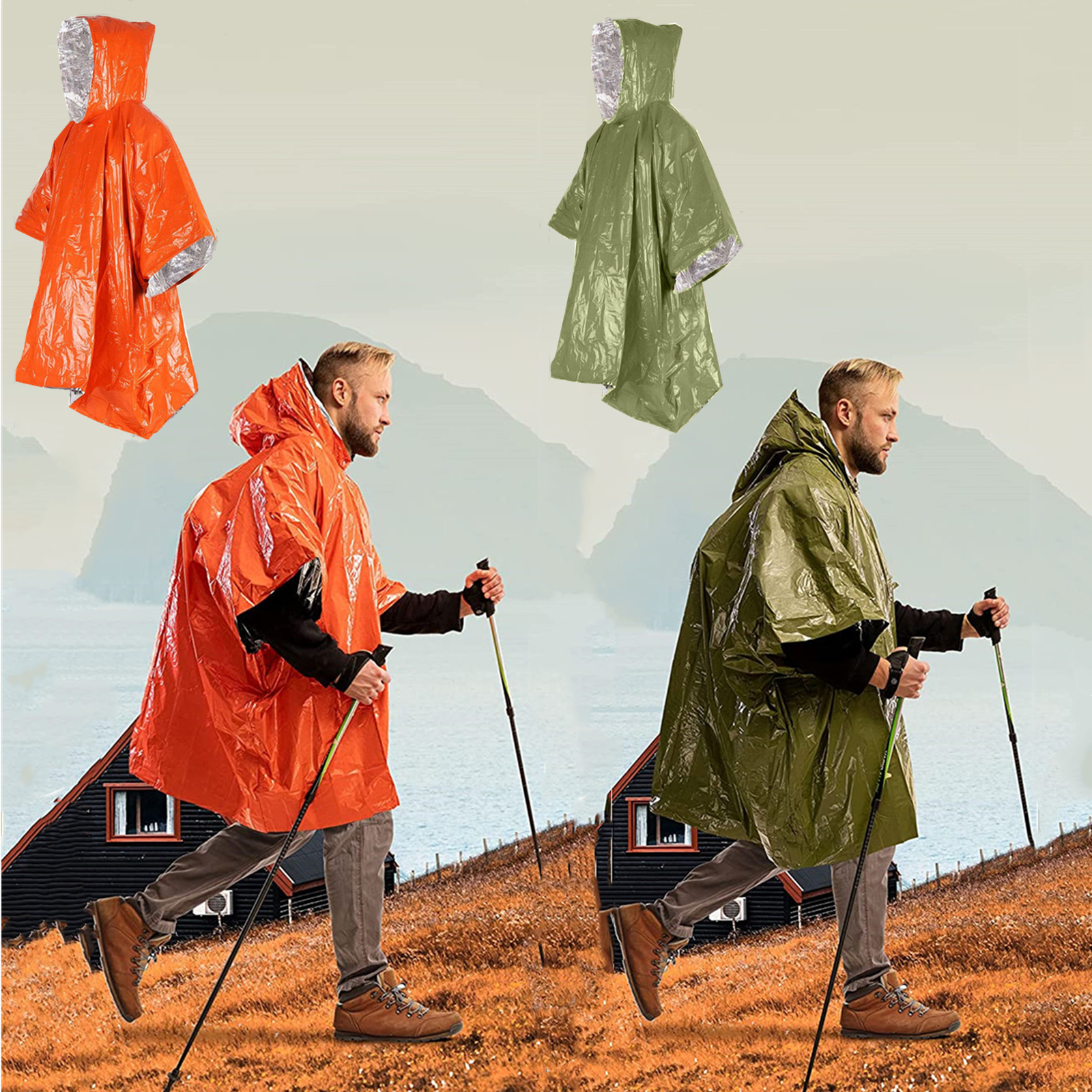 Emergency Disposable Aluminum  - Emergency Poncho Rain recensie en prijs