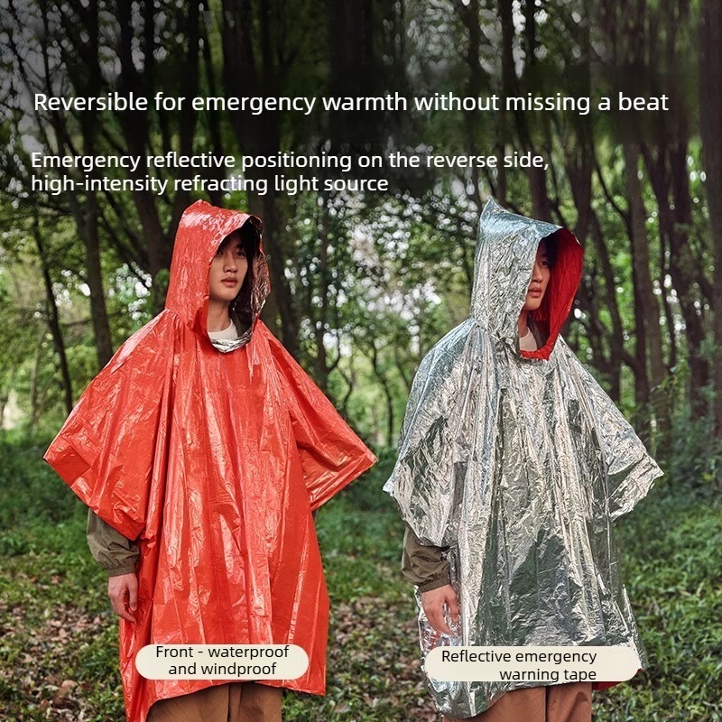 1-10PCS Emergency Blanket Ponc - Survival Blanket Reflective recensie en prijs
