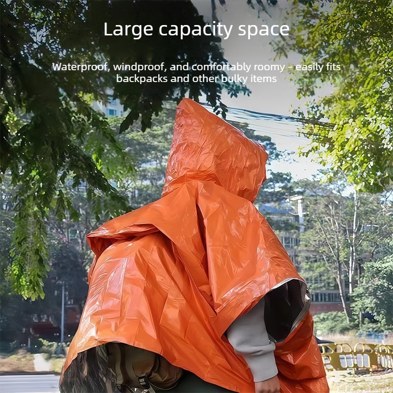 1-10PCS Emergency Blanket Ponc - Survival Blanket Reflective recensie en prijs