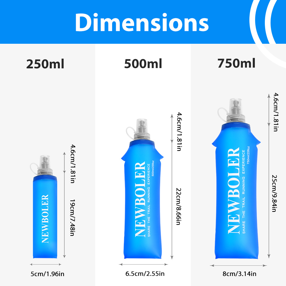 750ML Water Bottle TPU Folding - Water Bag Collapsible recensie en prijs