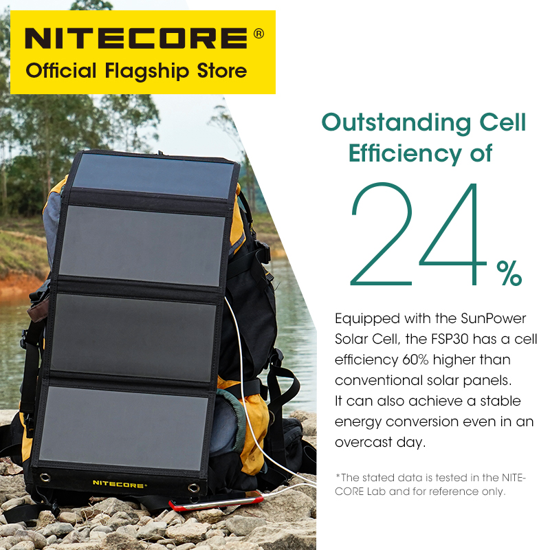 NITECORE FSP30 30W Portable So - Solar Emergency Charger recensie en prijs