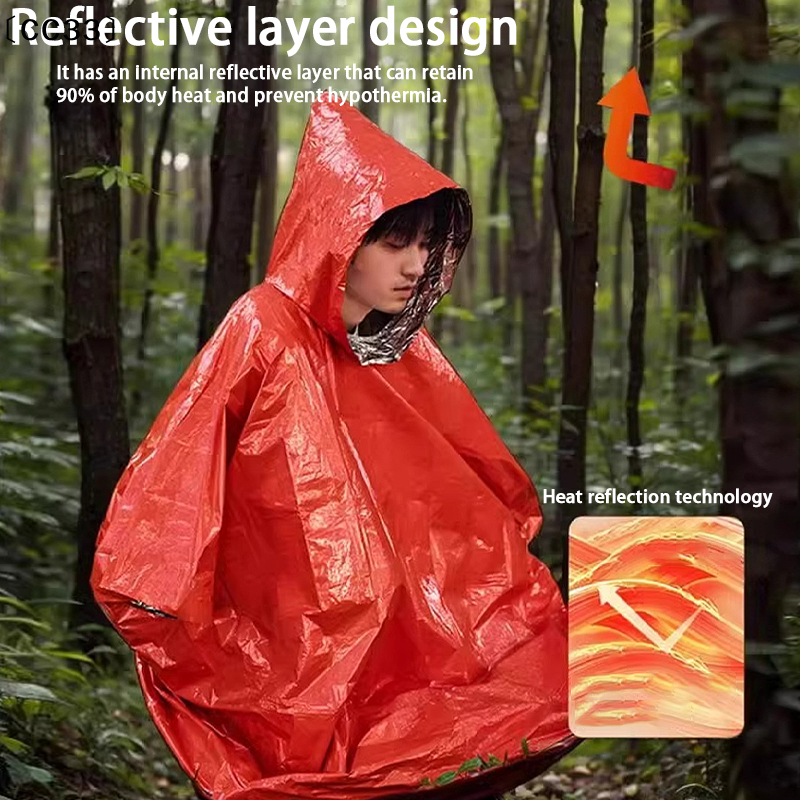 Emergency Survival Rain Hot Po - Survival Blanket Reflective recensie en prijs