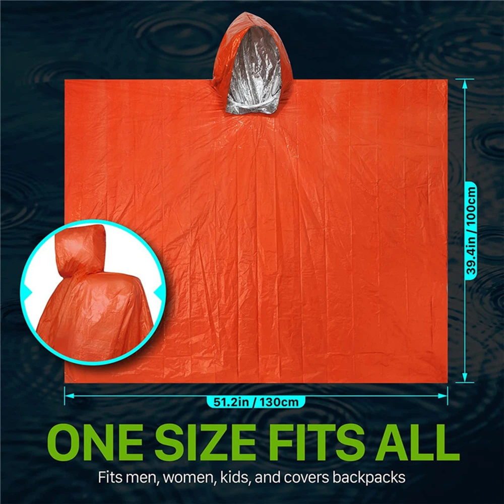 LIFE Emergency Survival Poncho - Survival Blanket Reflective recensie en prijs