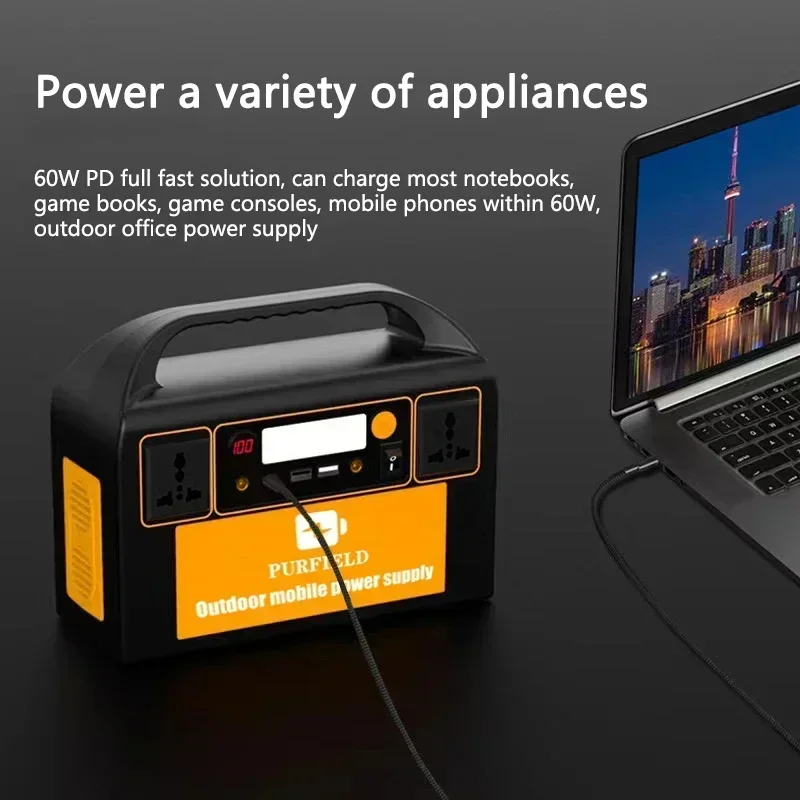 PURFIELD 220V 110V 300W Portab - Solar Emergency Charger recensie en prijs