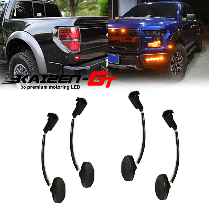 4PCS Smoked Lens Front Amber & - Signal Flare Kit recensie en prijs