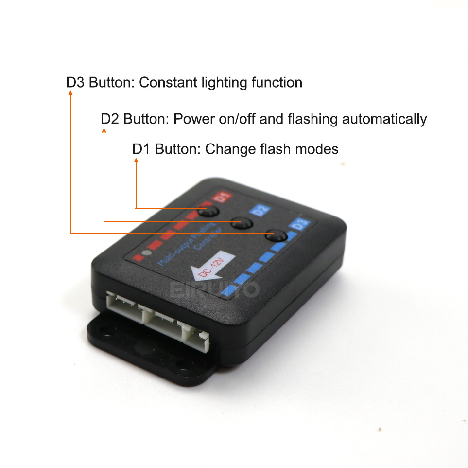 4x 3 LED Grill Car LED Strobe  - Sos Light Strobe recensie en prijs