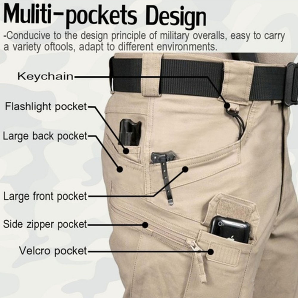Men's Tactical Cargo Pants 6XL - Fishing Kit Compact recensie en prijs