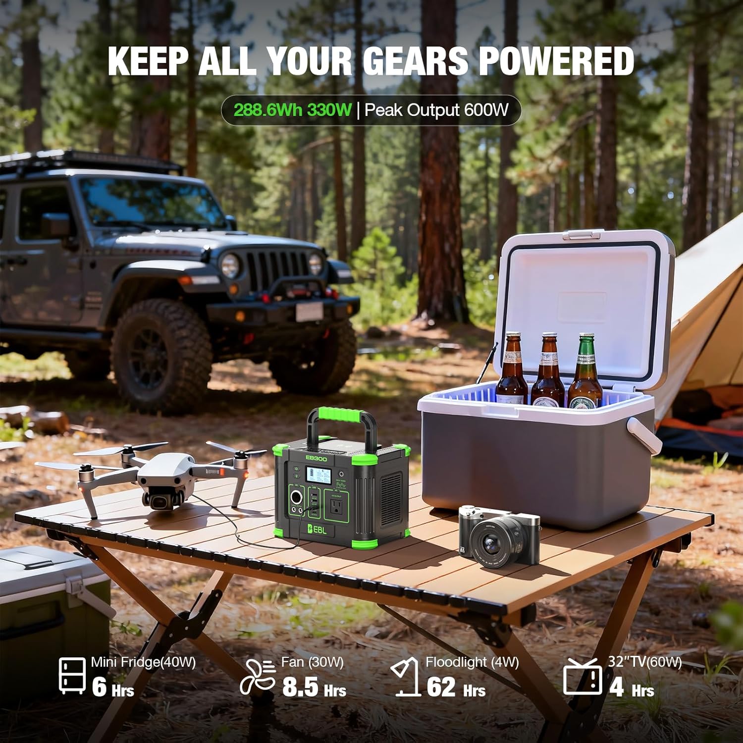 330W Portable Power Station 28 - Solar Emergency Charger recensie en prijs
